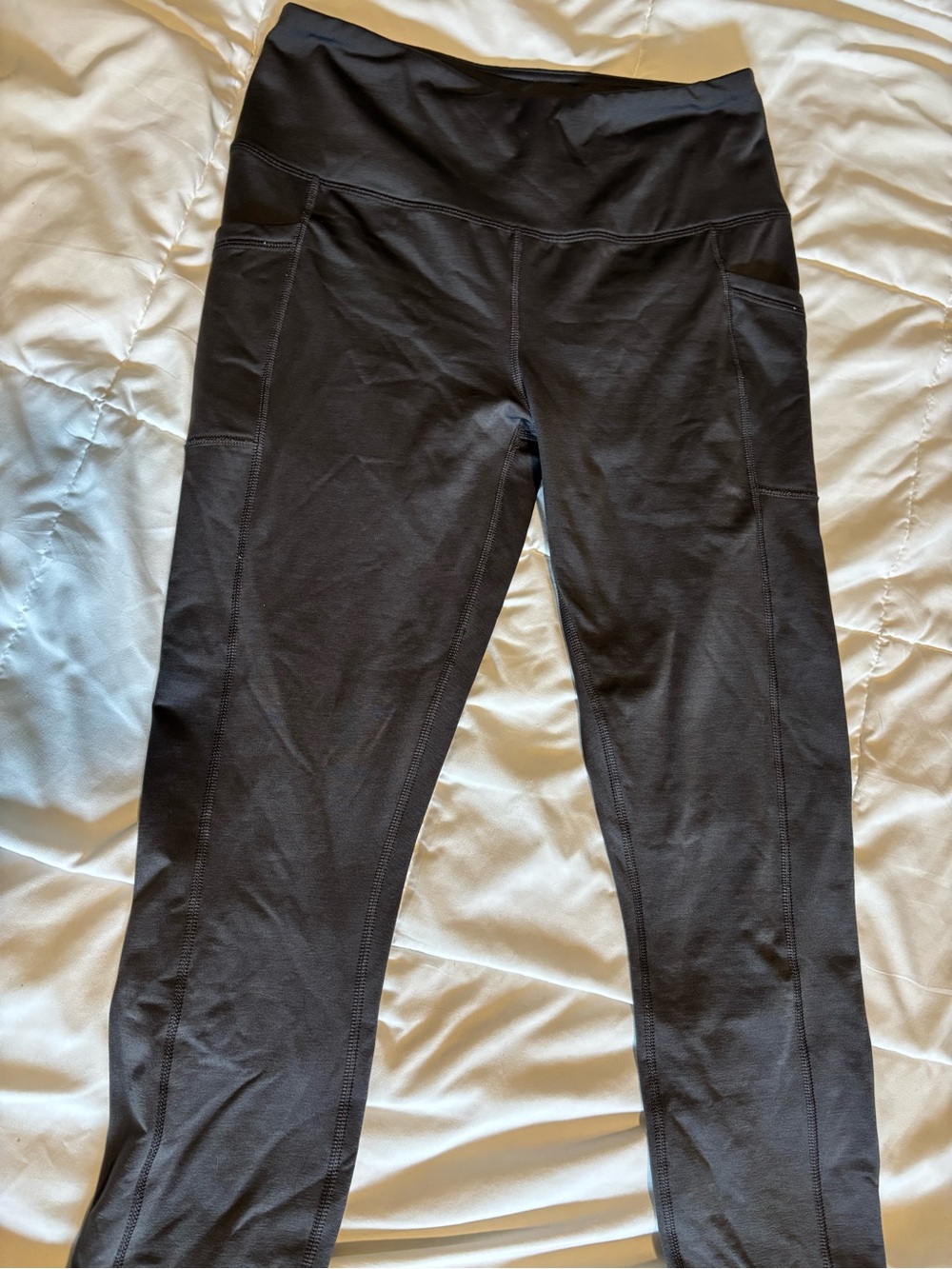 90 Degree By Reflex Black Leggings with Side Pockets